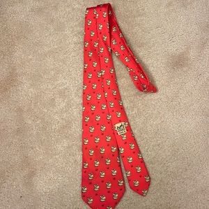 Very Rare Fox Hermes Silk Tie